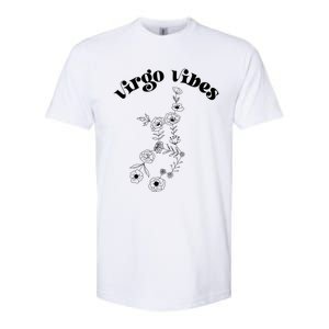 Flower Zodiac Wildflower Virgo Vibes Cool Gift Softstyle CVC T-Shirt