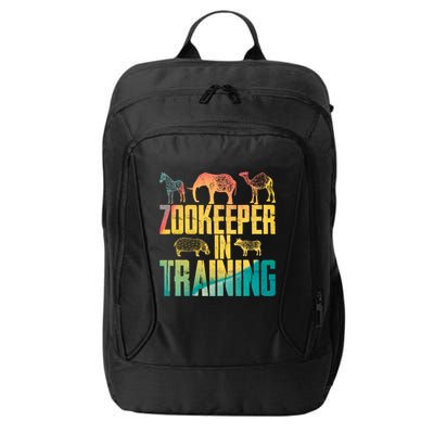 Funny Zookeepping Zookeeper Job Keeping Gift Zoo Keeper In Training City Backpack