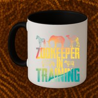 Funny Zookeepping Zookeeper Job Keeping Gift Zoo Keeper In Training Mug