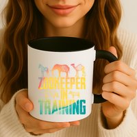 Funny Zookeepping Zookeeper Job Keeping Gift Zoo Keeper In Training Mug