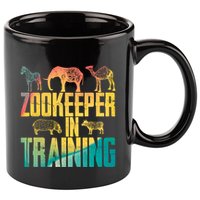 Funny Zookeepping Zookeeper Job Keeping Gift Zoo Keeper In Training 11oz C Handle Ceramic Mug