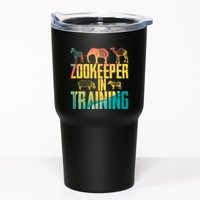 Funny Zookeepping Zookeeper Job Keeping Gift Zoo Keeper In Training Tumbler