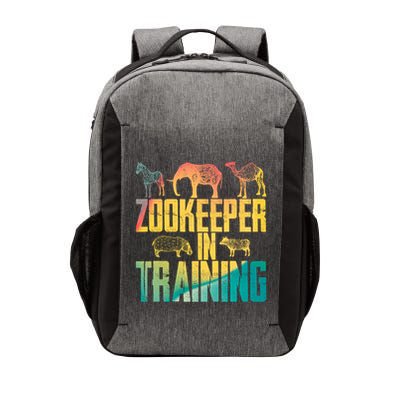 Funny Zookeepping Zookeeper Job Keeping Gift Zoo Keeper In Training Vector Backpack