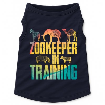 Funny Zookeepping Zookeeper Job Keeping Gift Zoo Keeper In Training Doggie Tank