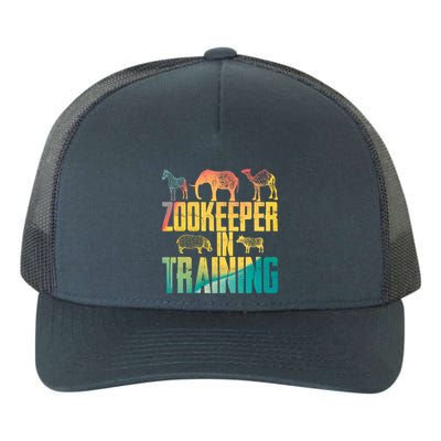 Funny Zookeepping Zookeeper Job Keeping Gift Zoo Keeper In Training Yupoong Adult 5-Panel Trucker Hat