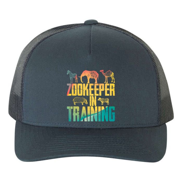 Funny Zookeepping Zookeeper Job Keeping Gift Zoo Keeper In Training Yupoong Adult 5-Panel Trucker Hat