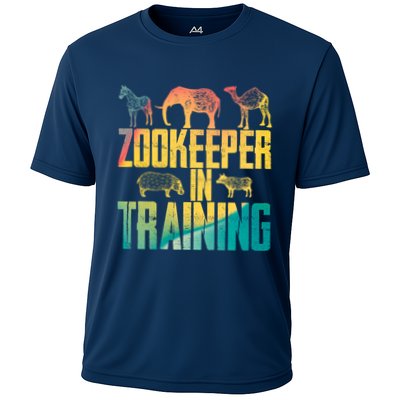 Funny Zookeepping Zookeeper Job Keeping Gift Zoo Keeper In Training Performance Shirt