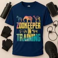 Funny Zookeepping Zookeeper Job Keeping Gift Zoo Keeper In Training Performance Shirt