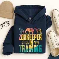 Funny Zookeepping Zookeeper Job Keeping Gift Zoo Keeper In Training Hoodie