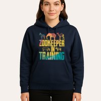 Funny Zookeepping Zookeeper Job Keeping Gift Zoo Keeper In Training Hoodie