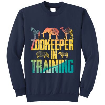 Funny Zookeepping Zookeeper Job Keeping Gift Zoo Keeper In Training Sweatshirt