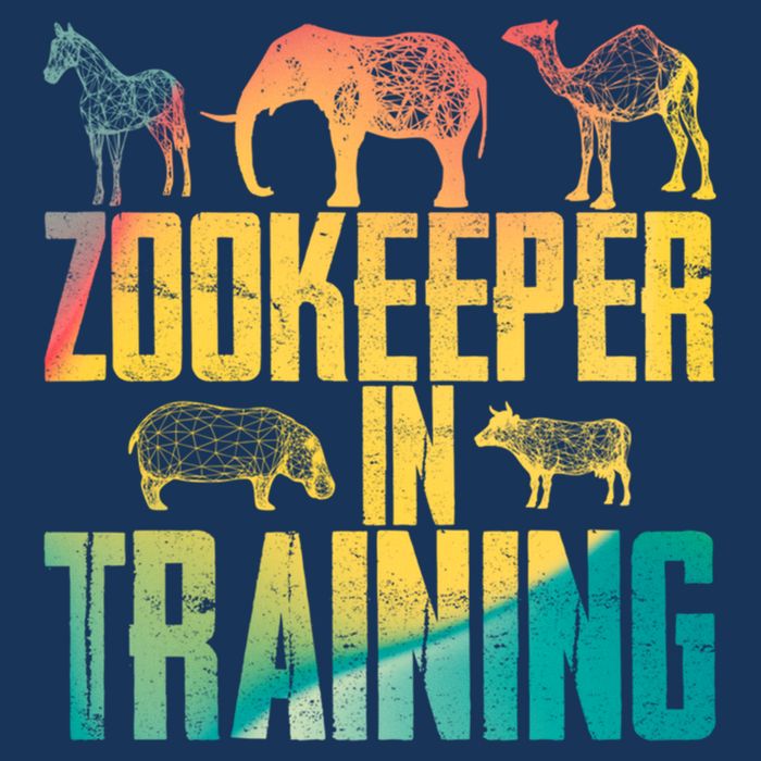 Funny Zookeepping Zookeeper Job Keeping Gift Zoo Keeper In Training Tall T-Shirt