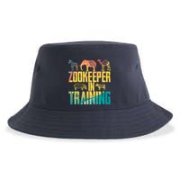 Funny Zookeepping Zookeeper Job Keeping Gift Zoo Keeper In Training Sustainable Bucket Hat