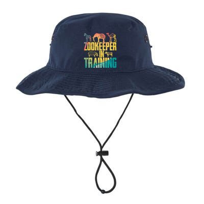 Funny Zookeepping Zookeeper Job Keeping Gift Zoo Keeper In Training Bucket Hat