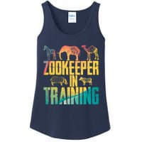 Funny Zookeepping Zookeeper Job Keeping Gift Zoo Keeper In Training Ladies Essential Tank