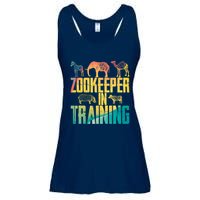 Funny Zookeepping Zookeeper Job Keeping Gift Zoo Keeper In Training Ladies Essential Flowy Tank