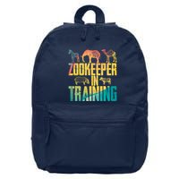 Funny Zookeepping Zookeeper Job Keeping Gift Zoo Keeper In Training 16 in Basic Backpack