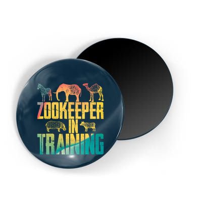 Funny Zookeepping Zookeeper Job Keeping Gift Zoo Keeper In Training Magnet