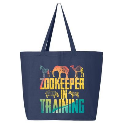 Funny Zookeepping Zookeeper Job Keeping Gift Zoo Keeper In Training 25L Jumbo Tote