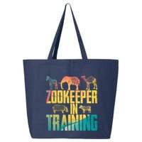 Funny Zookeepping Zookeeper Job Keeping Gift Zoo Keeper In Training 25L Jumbo Tote