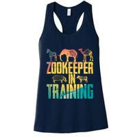 Funny Zookeepping Zookeeper Job Keeping Gift Zoo Keeper In Training Womens Tank Top