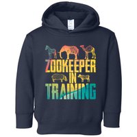 Funny Zookeepping Zookeeper Job Keeping Gift Zoo Keeper In Training Toddler Hoodie