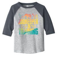 Funny Zookeepping Zookeeper Job Keeping Gift Zoo Keeper In Training Toddler Fine Jersey T-Shirt