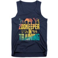Funny Zookeepping Zookeeper Job Keeping Gift Zoo Keeper In Training Tank Top