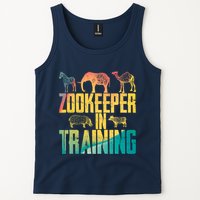 Funny Zookeepping Zookeeper Job Keeping Gift Zoo Keeper In Training Tank Top