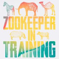 Funny Zookeepping Zookeeper Job Keeping Gift Zoo Keeper In Training Garment-Dyed Sweatshirt