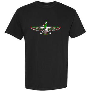 Faravahar Zarathustra Zoroastrian Farohar Iran Flag Garment-Dyed Heavyweight T-Shirt