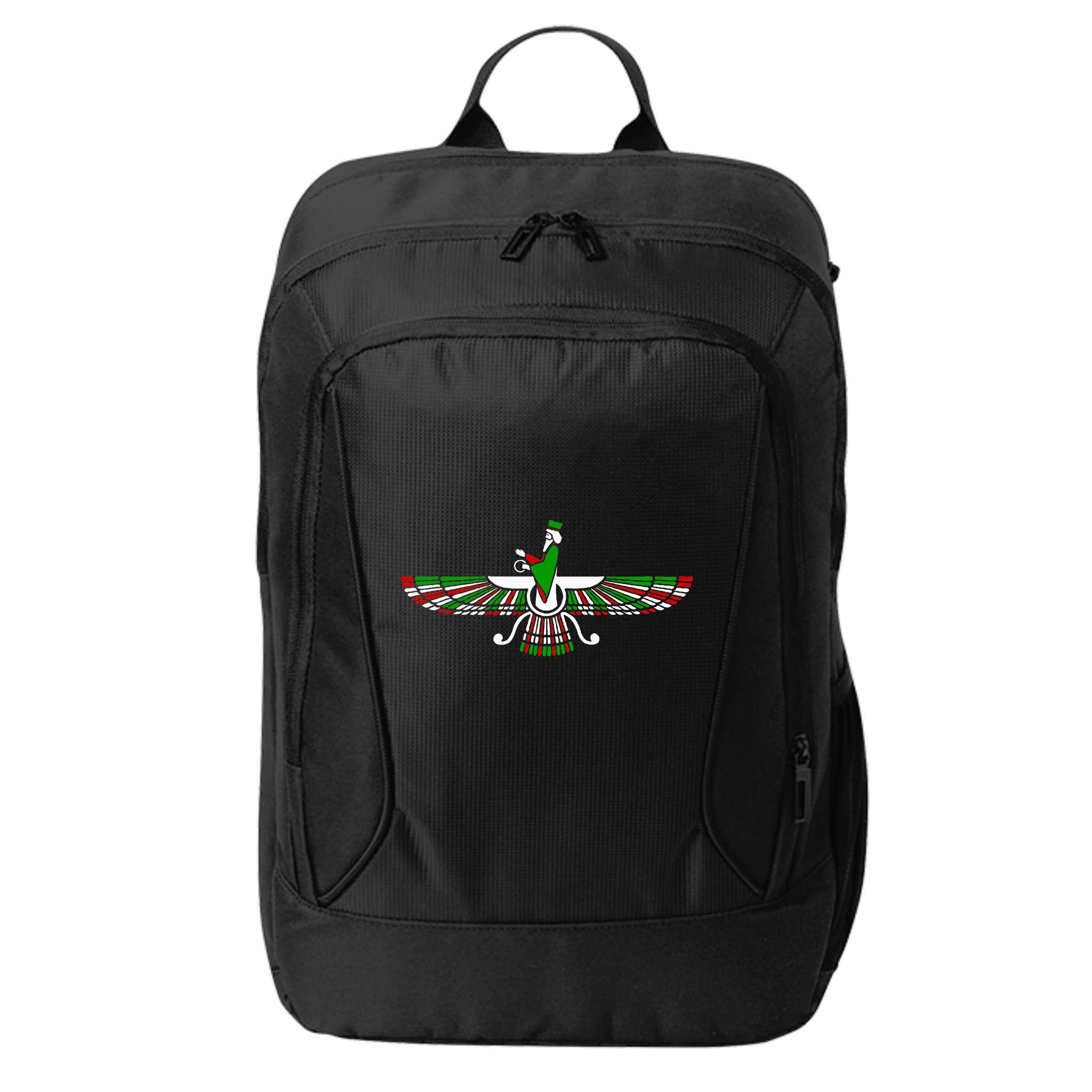Faravahar Zarathustra Zoroastrian Farohar Iran Flag City Backpack