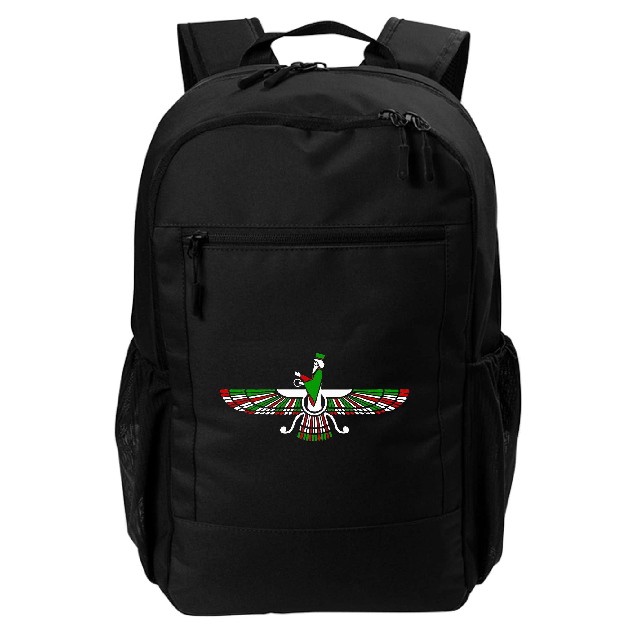Faravahar Zarathustra Zoroastrian Farohar Iran Flag Backpack