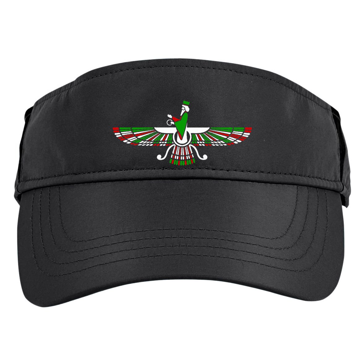 Faravahar Zarathustra Zoroastrian Farohar Iran Flag Adult Drive Performance Visor