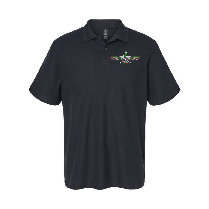 Faravahar Zarathustra Zoroastrian Farohar Iran Flag Softstyle Adult Sport Polo