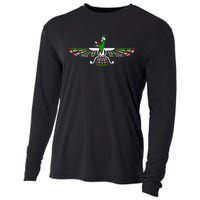 Faravahar Zarathustra Zoroastrian Farohar Iran Flag Cooling Performance Long Sleeve Crew