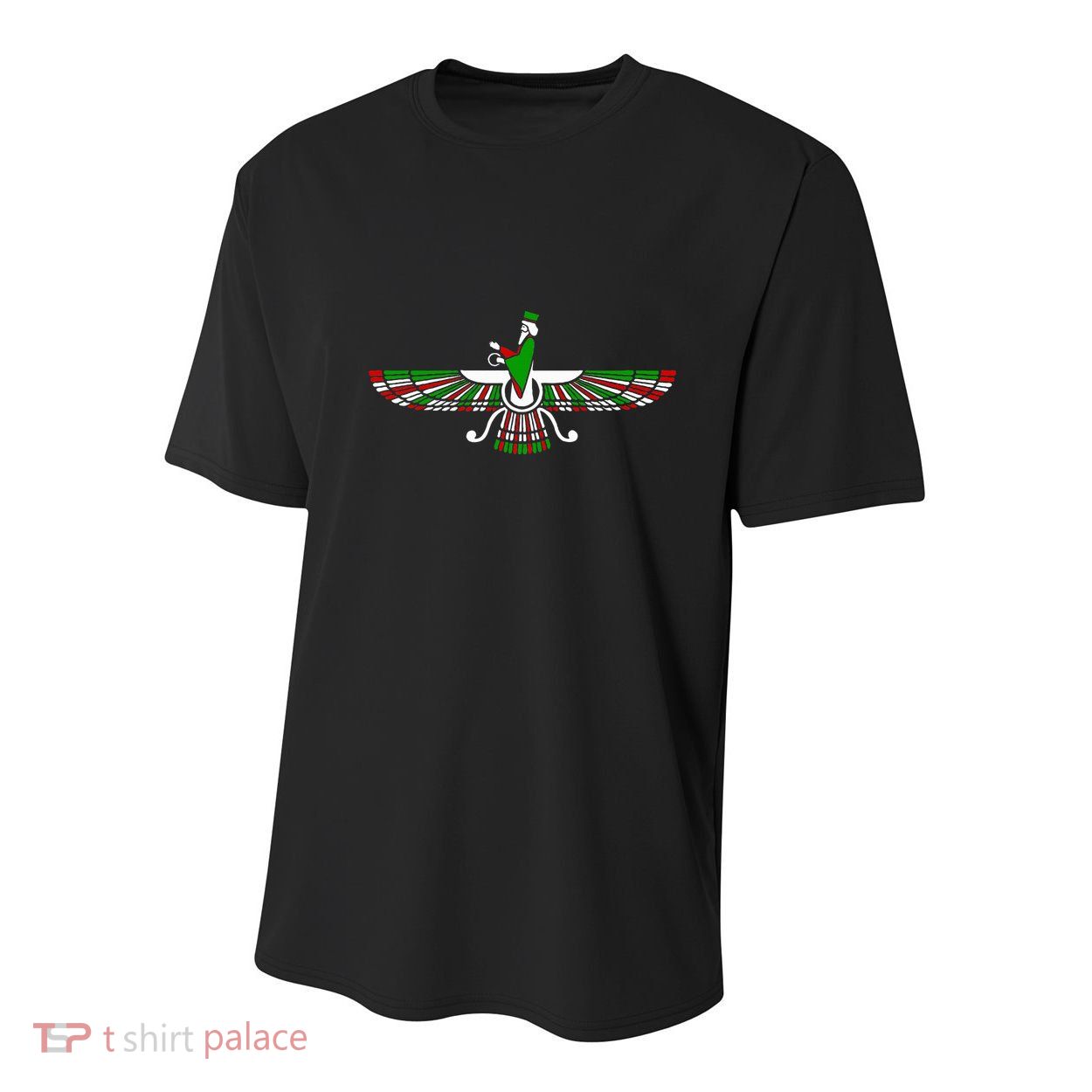 Faravahar Zarathustra Zoroastrian Farohar Iran Flag Youth Performance Sprint T-Shirt