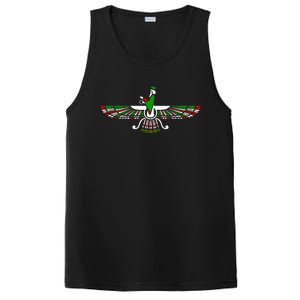 Faravahar Zarathustra Zoroastrian Farohar Iran Flag PosiCharge Competitor Tank