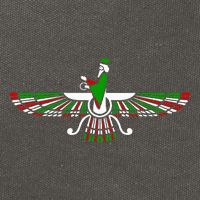 Faravahar Zarathustra Zoroastrian Farohar Iran Flag Cotton Canvas Backpack