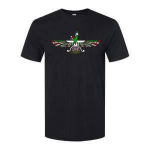 Faravahar Zarathustra Zoroastrian Farohar Iran Flag Softstyle CVC T-Shirt