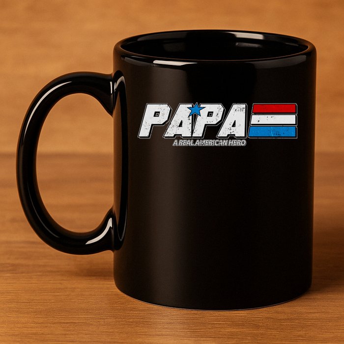 G.I. Papa Real American Hero 11oz C Handle Ceramic Mug