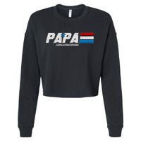 G.I. Papa Real American Hero Cropped Pullover Crew