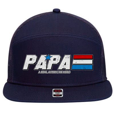 G.I. Papa Real American Hero 7 Panel Mesh Trucker Snapback Hat