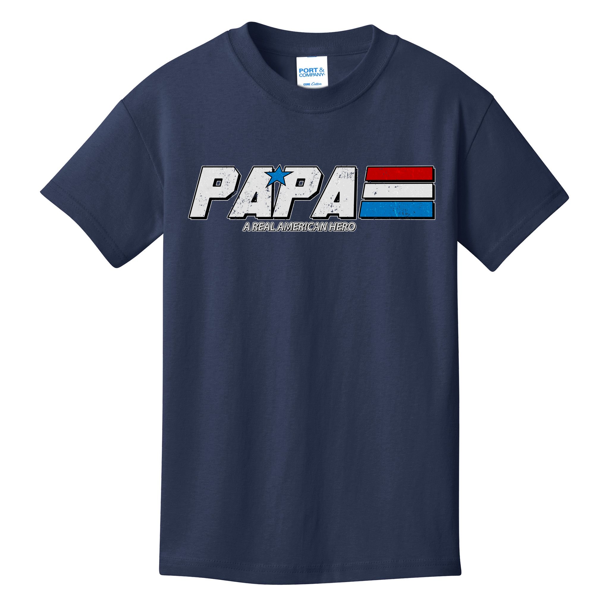 G.I. Papa Real American Hero Kids T-Shirt