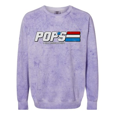 G.I. Pops Real American Hero Colorblast Crewneck Sweatshirt