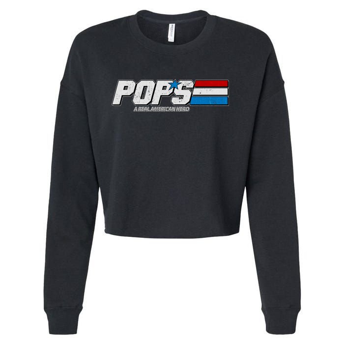 G.I. Pops Real American Hero Cropped Pullover Crew