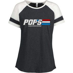 G.I. Pops Real American Hero Enza Ladies Jersey Colorblock Tee