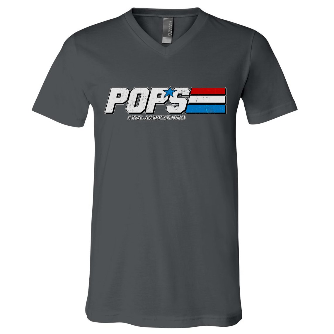 G.I. Pops Real American Hero V-Neck T-Shirt