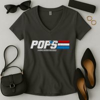 G.I. Pops Real American Hero Women's V-Neck T-Shirt
