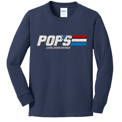 G.I. Pops Real American Hero Kids Long Sleeve Shirt